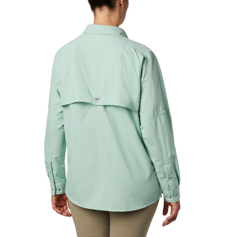 Women’s PFG Bahama Long Sleeve Shirt, Color: New Mint, image 2
