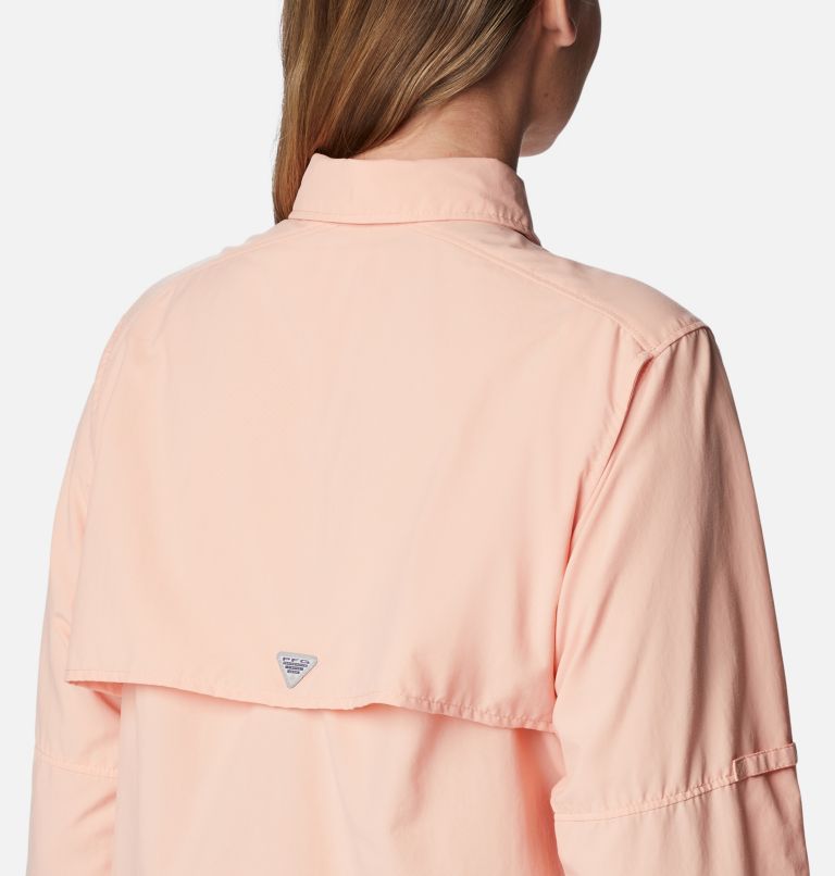 Women’s PFG Bahama Long Sleeve Shirt, Color: Light Coral, image 5