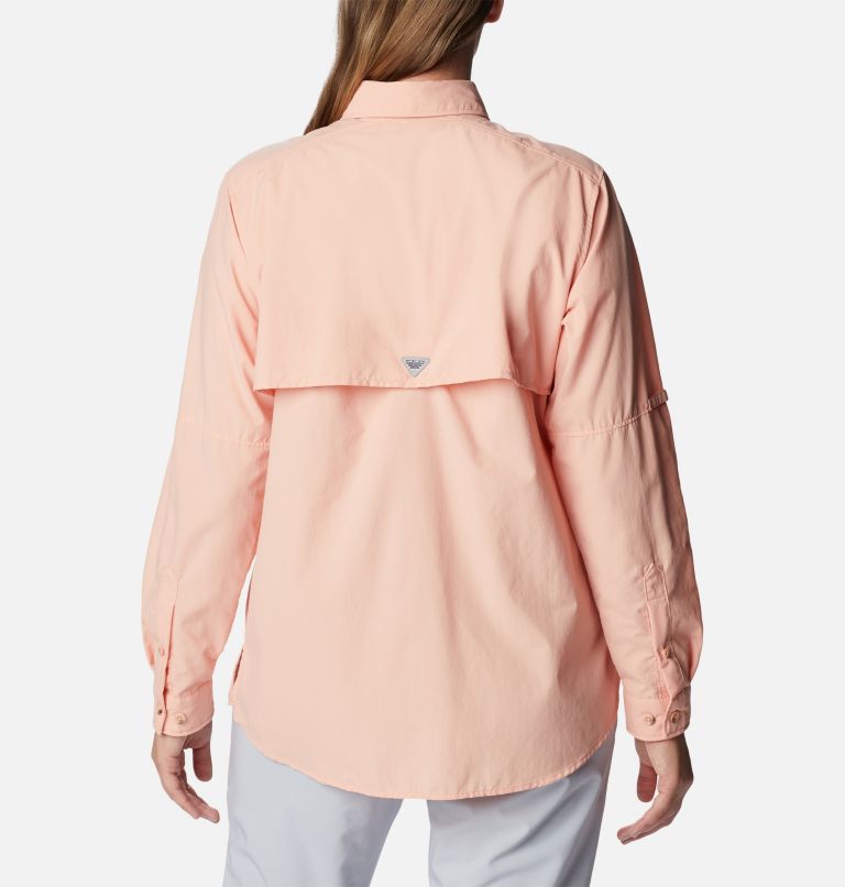 Women’s PFG Bahama Long Sleeve Shirt, Color: Light Coral, image 2