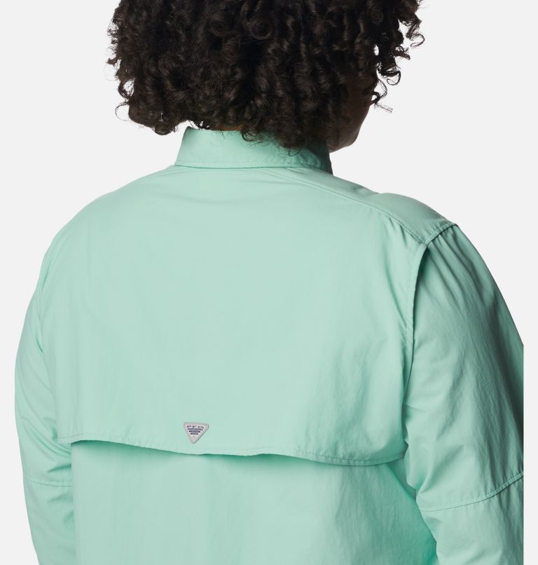 Women’s PFG Bahama Long Sleeve - Plus Size, Color: Kelp, image 5