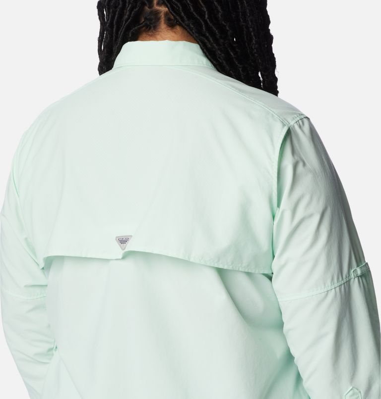 Women’s PFG Bahama Long Sleeve - Plus Size, Color: Gullfoss Green, image 5