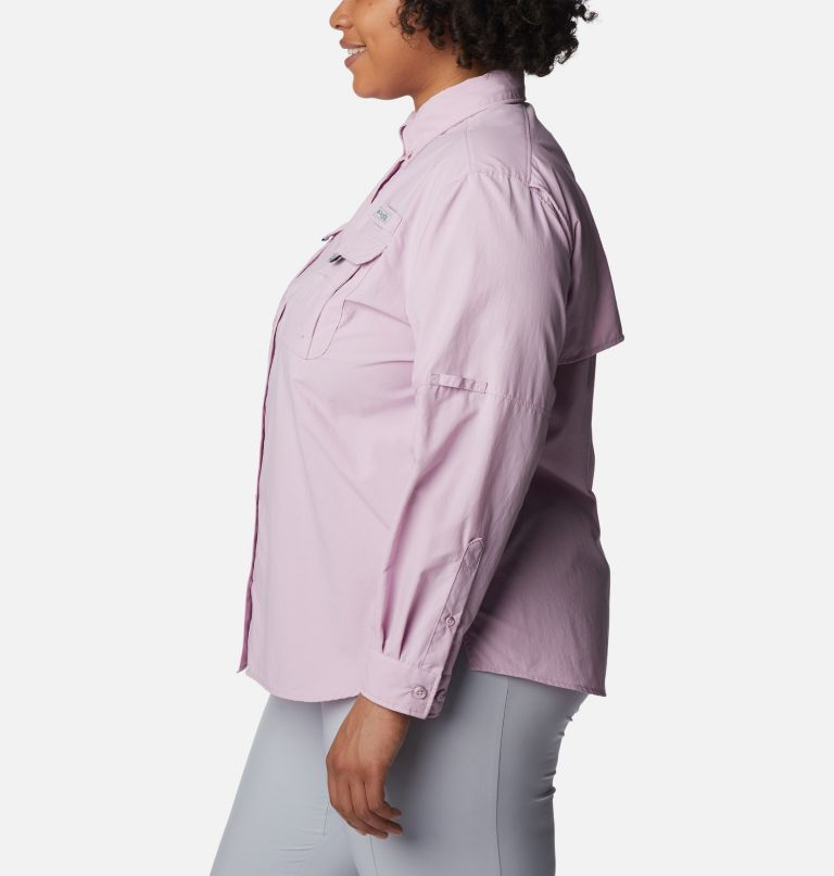 Women’s PFG Bahama Long Sleeve - Plus Size, Color: Aura, image 3