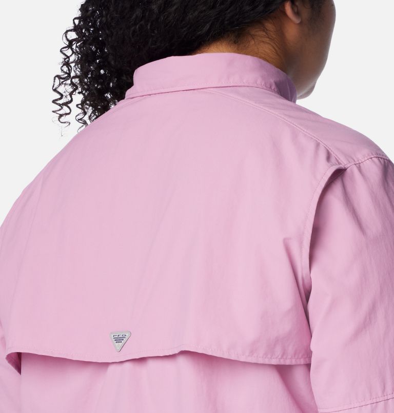 Women’s PFG Bahama Long Sleeve Shirt – Plus Size, Color: Minuet, image 5