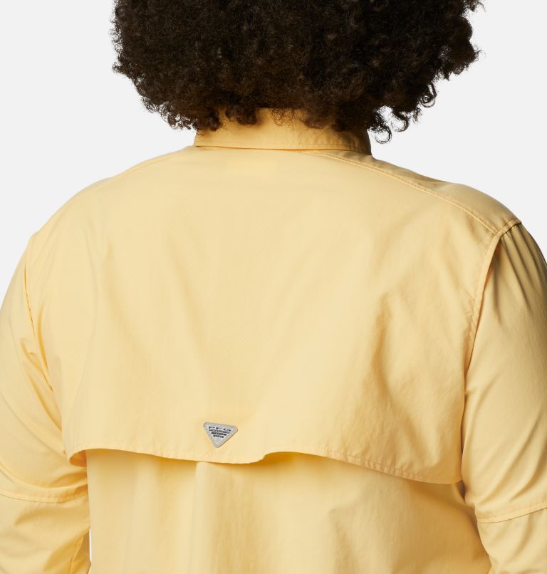 Thumbnail: Women’s PFG Bahama Long Sleeve - Plus Size, Color: Cocoa Butter, image 5