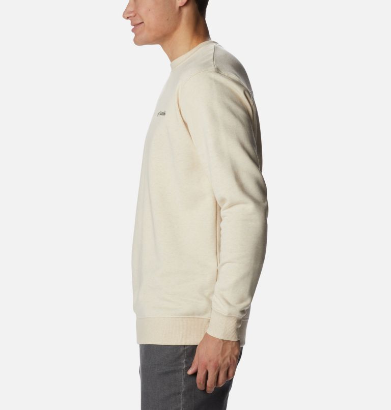Men's Hart Mountain II Crew Sweatshirt, Color: Oatmeal Heather, image 3