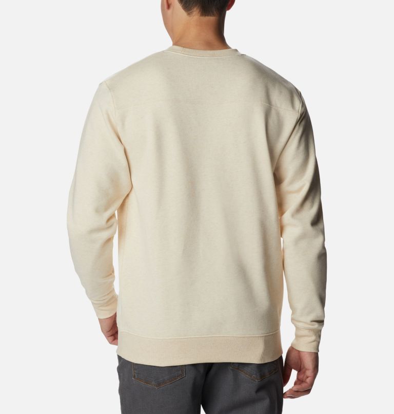 Men's Hart Mountain II Crew Sweatshirt, Color: Oatmeal Heather, image 2