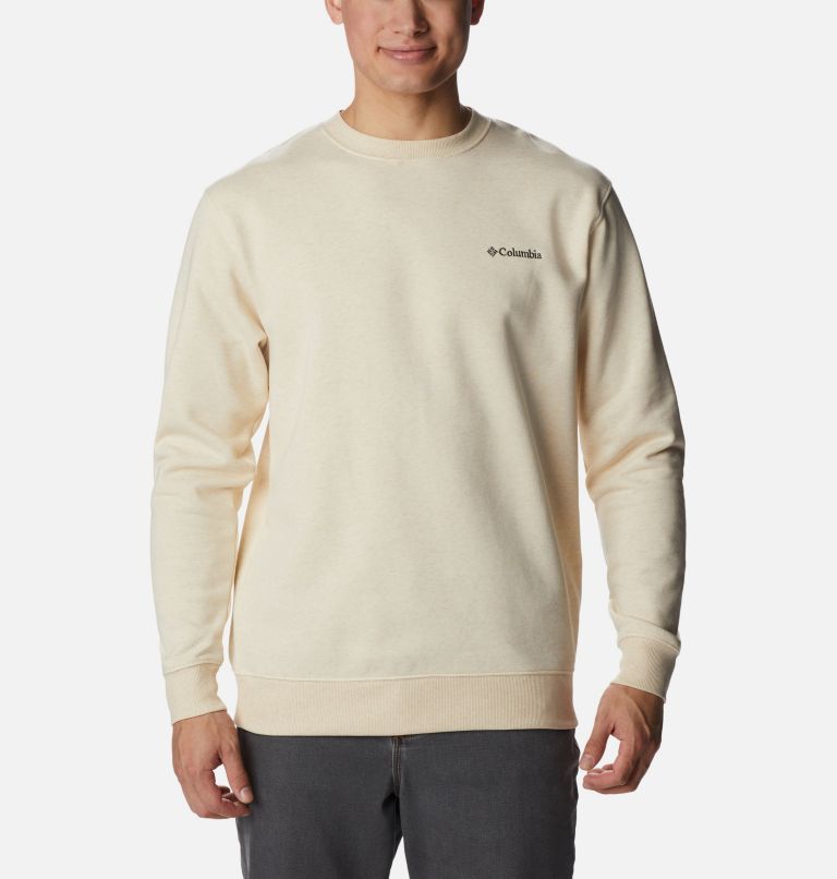 Men's Hart Mountain II Crew Sweatshirt, Color: Oatmeal Heather, image 1