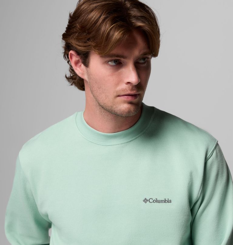 Men's Hart Mountain II Crew Sweatshirt, Color: New Mint Heather, image 5