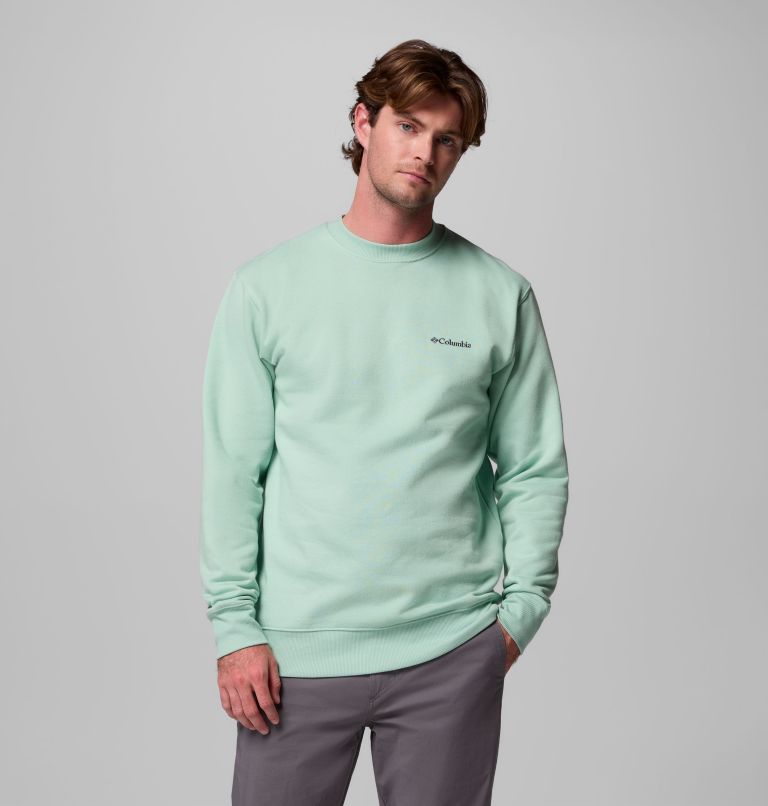Men's Hart Mountain II Crew Sweatshirt, Color: New Mint Heather, image 1