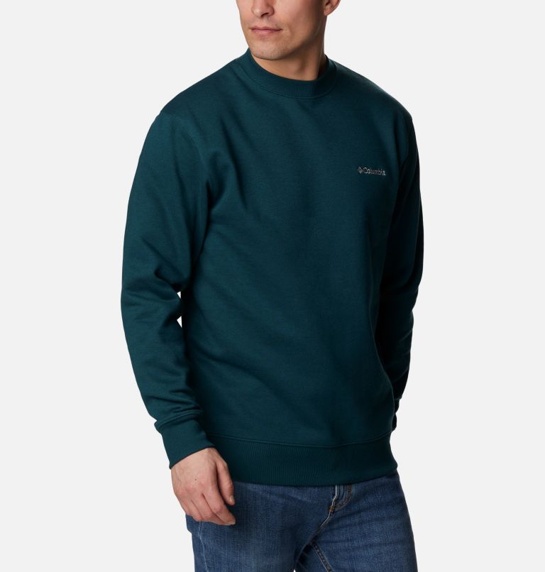 Men's Hart Mountain II Crew Sweatshirt, Color: Night Wave, image 5