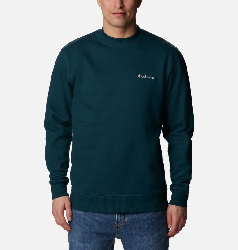 Men's Hart Mountain II Crew Sweatshirt, Color: Night Wave, image 1