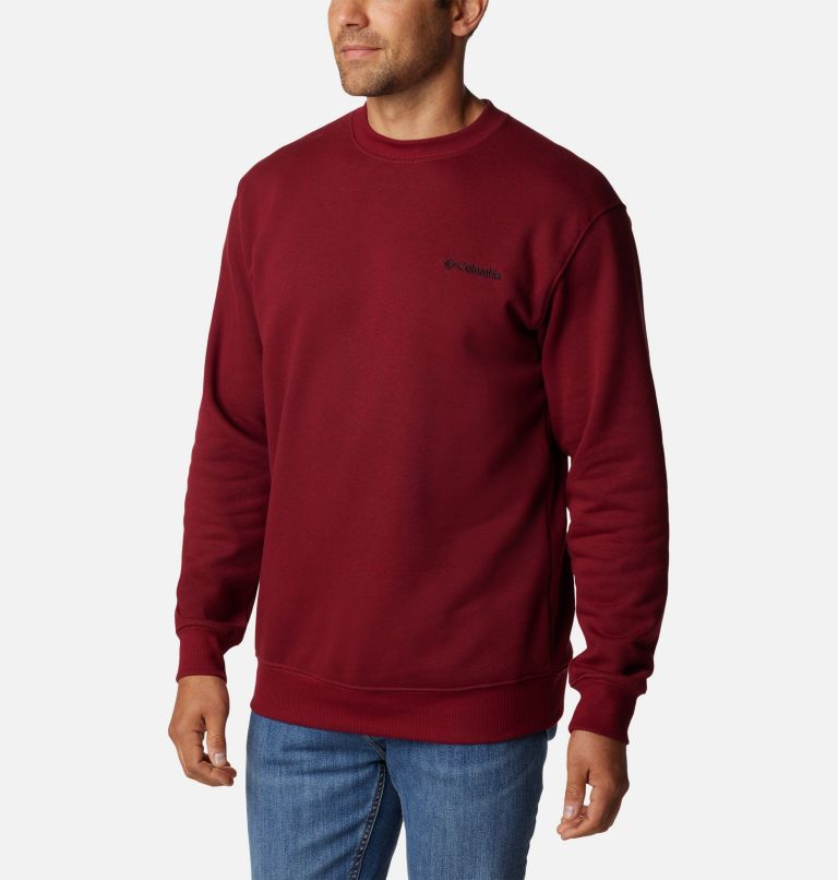 Thumbnail: Men's Hart Mountain II Crew Sweatshirt, Color: Red Jasper Heather, image 5