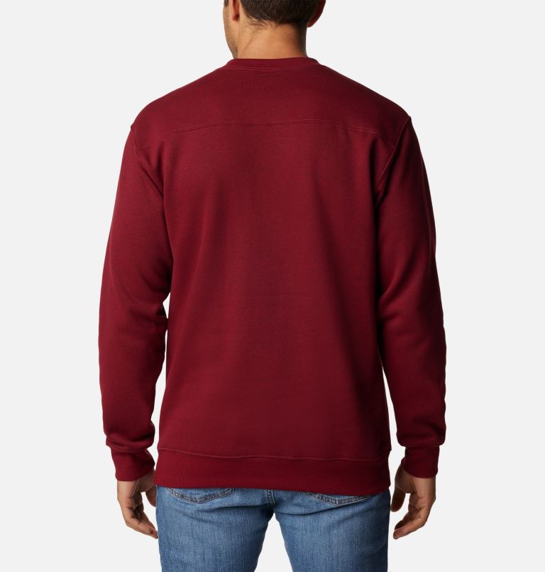 Chandail col rond en polaire Hart Mountain II pour homme, Color: Red Jasper Heather, image 2
