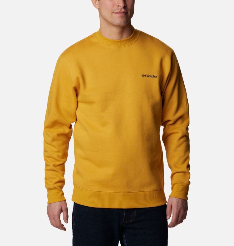 Men's Hart Mountain II Crew Sweatshirt, Color: Raw Honey, image 1