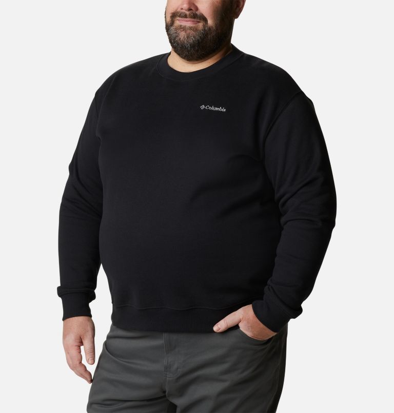 Thumbnail: Men's Hart Mountain II Crew Sweatshirt - Big, Color: Black, image 5