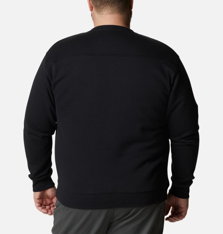Men's Hart Mountain II Crew Sweatshirt - Big, Color: Black, image 2