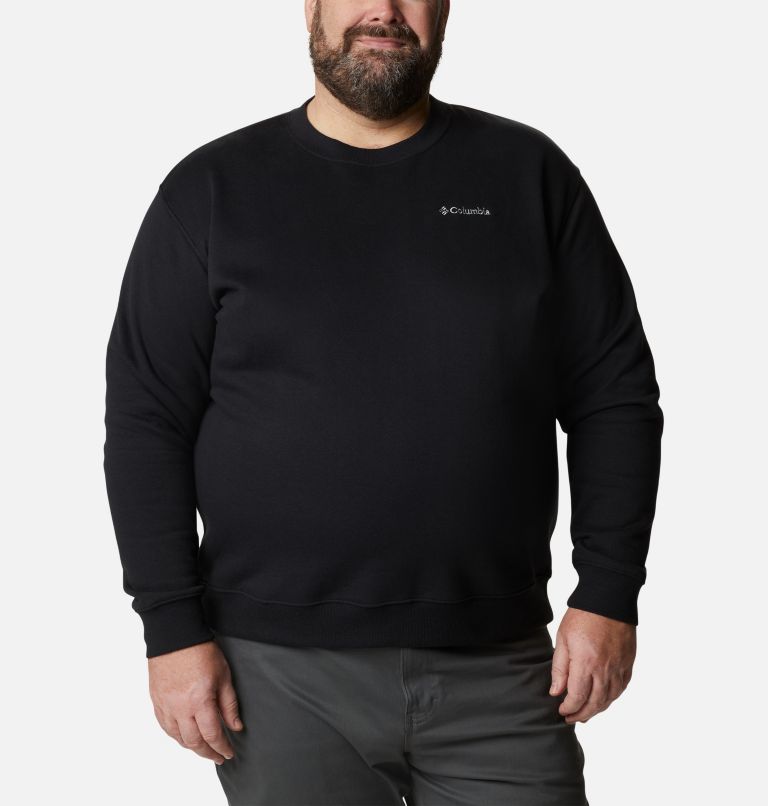 Men's Hart Mountain II Crew Sweatshirt - Big, Color: Black