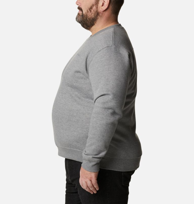 Men's Hart Mountain II Crew Sweatshirt - Big, Color: Charcoal Heather, image 3
