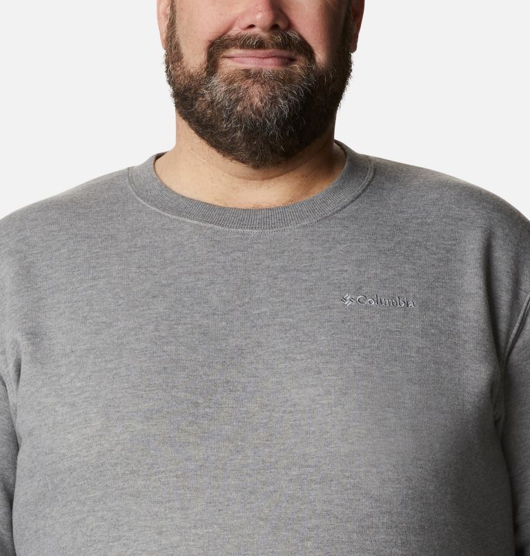 Men's Hart Mountain II Crew Sweatshirt - Big, Color: Charcoal Heather, image 4