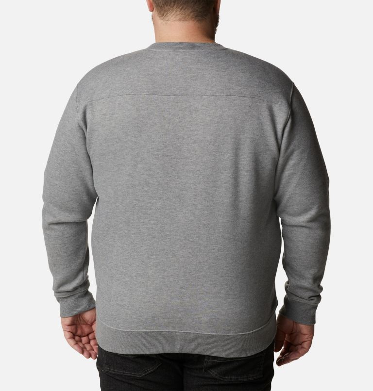 Men's Hart Mountain II Crew Sweatshirt - Big, Color: Charcoal Heather, image 2