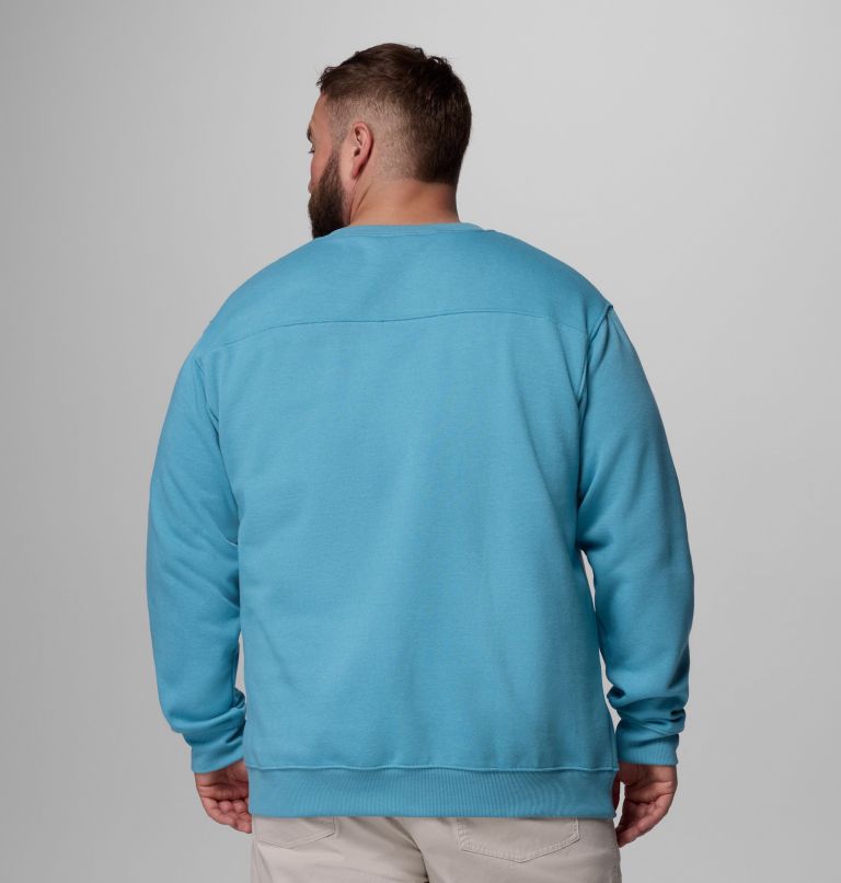 Men's Hart Mountain II Crew Sweatshirt - Big, Color: Vintage Blue Heather, image 3