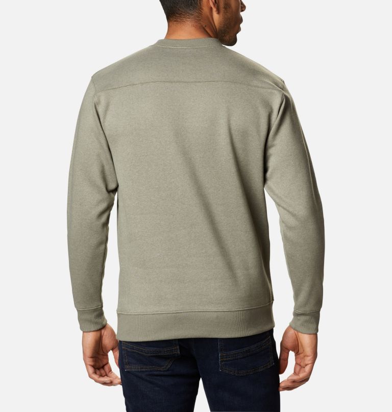 Men's Hart Mountain II Crew Sweatshirt - Tall, Color: Stone Green Heather, image 2