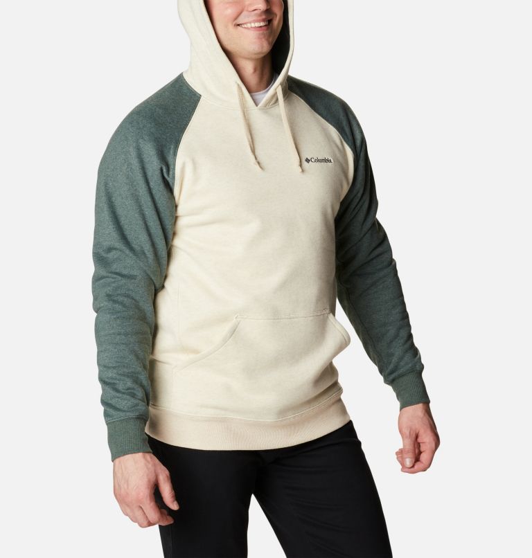 Chandail à capuchon Hart Mountain II pour homme - Grandes tailles, Color: Oatmeal Heather, Spruce Heather, image 5