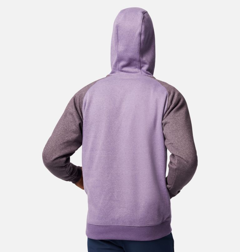 Men’s Hart Mountain II Hoodie, Color: Soft Purple, Dark Purple Heather, image 2