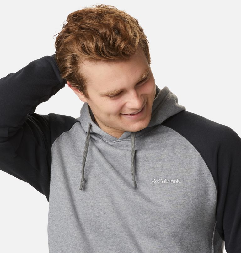 Men’s Hart Mountain II Hoodie - Big, Color: Charcoal Heather, Black, image 6