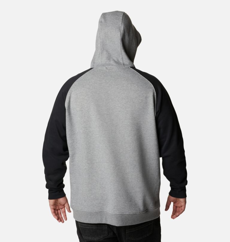 Men’s Hart Mountain II Hoodie - Big, Color: Charcoal Heather, Black, image 2