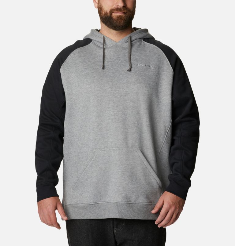 Men’s Hart Mountain II Hoodie - Big, Color: Charcoal Heather, Black, image 1