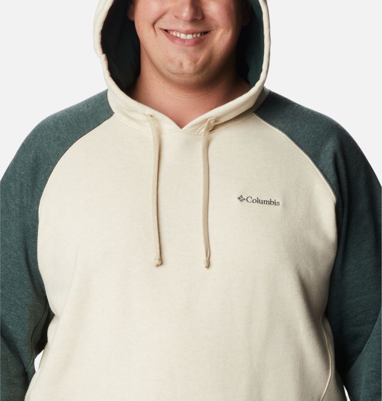 Chandail à capuchon Hart Mountain II pour homme - Grandes tailles, Color: Oatmeal Heather, Spruce Heather, image 4
