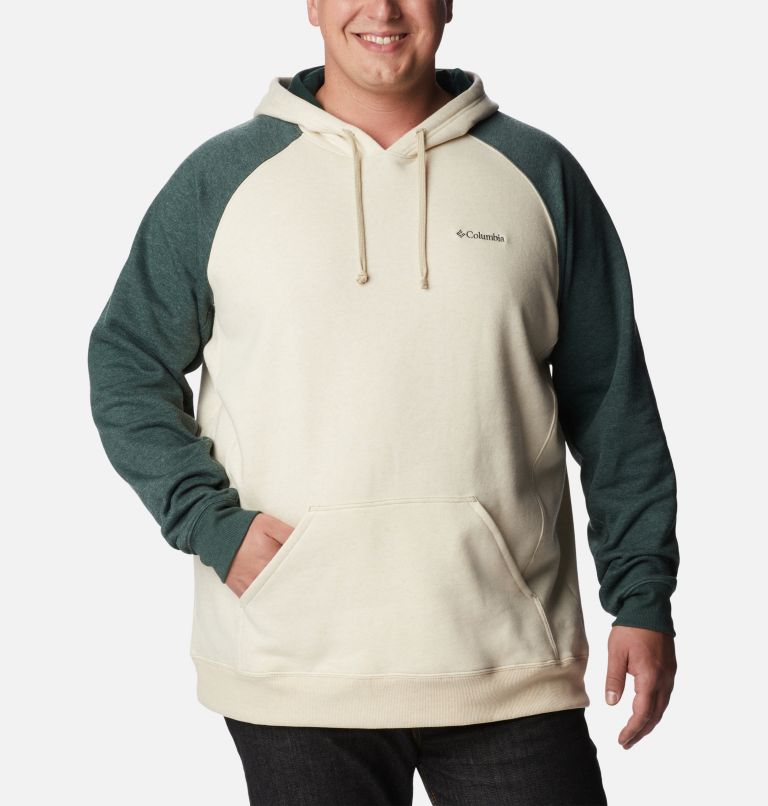 Chandail à capuchon Hart Mountain II pour homme - Grandes tailles, Color: Oatmeal Heather, Spruce Heather, image 1