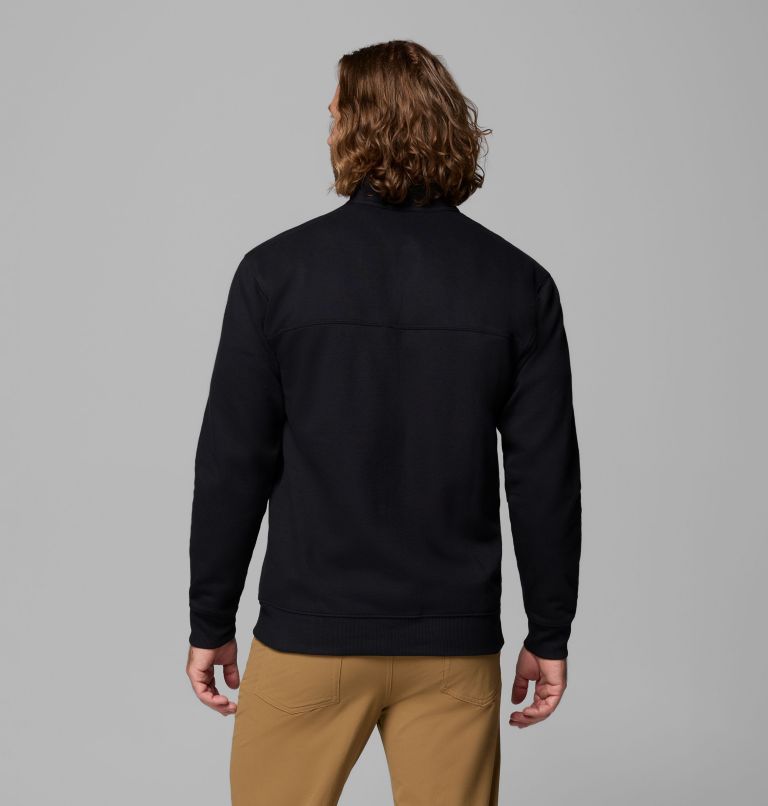 Chandail à demi-fermeture éclair Hart Mountain II pour homme, Color: Black Heather, image 3