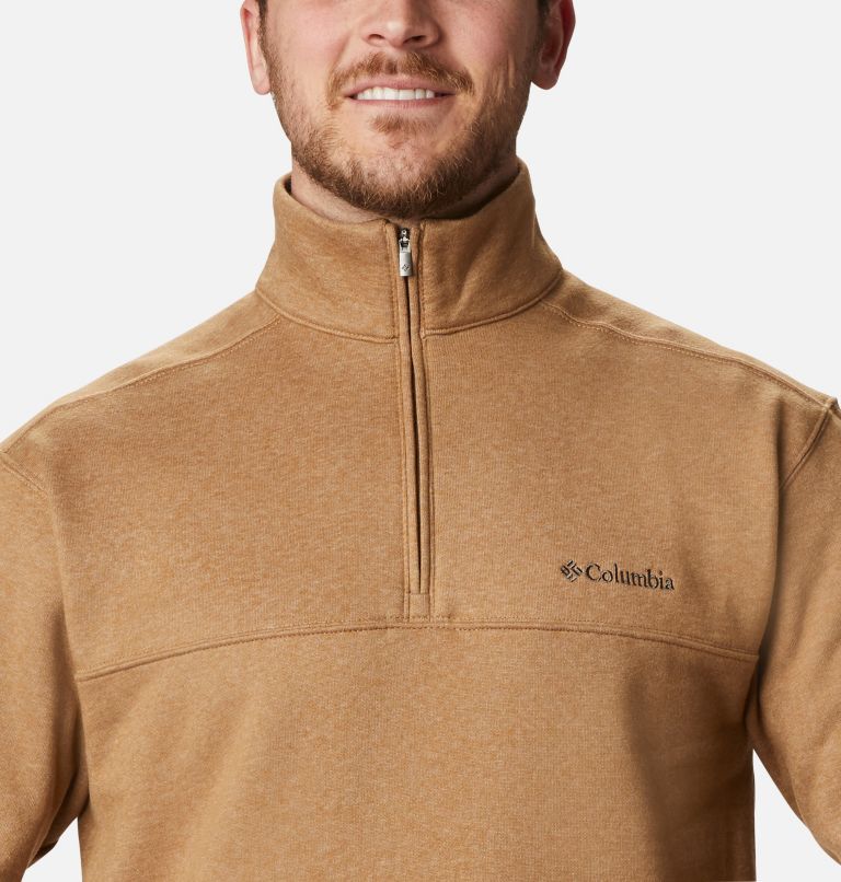 Men’s Hart Mountain II Half Zip Sweatshirt, Color: Delta, image 4
