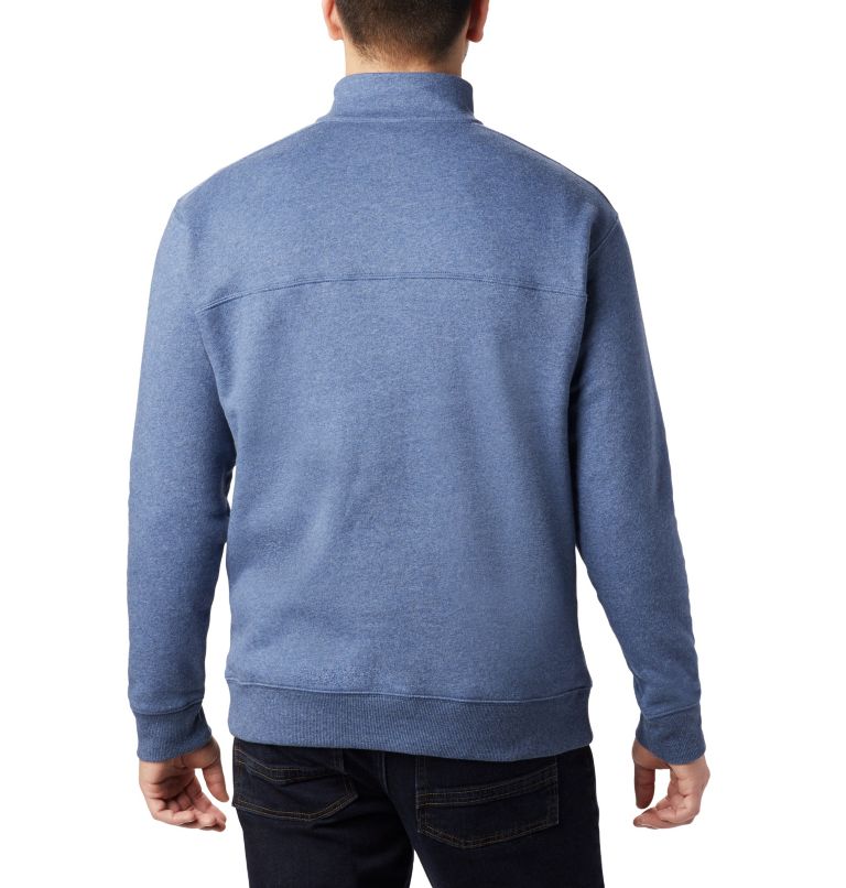 Men’s Hart Mountain II Half Zip Sweatshirt, Color: Carbon Heather, image 2