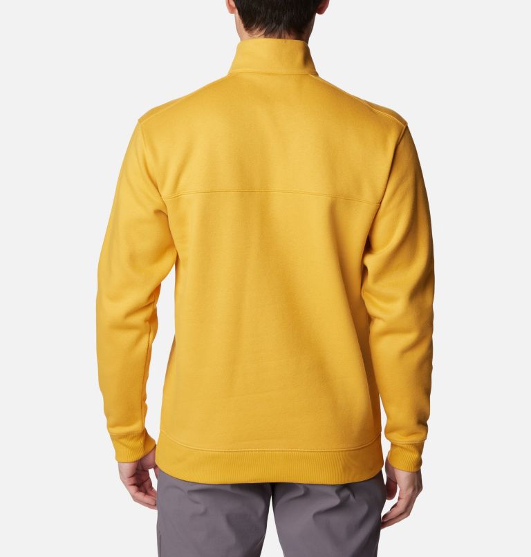 Thumbnail: Men’s Hart Mountain II Half Zip Sweatshirt, Color: Raw Honey, image 2