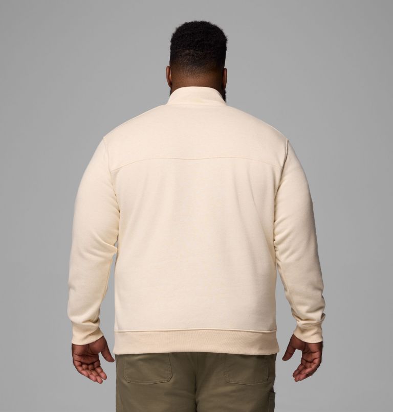Men's Hart Mountain II Half Zip Sweatshirt - Big, Color: Oatmeal Heather, image 3