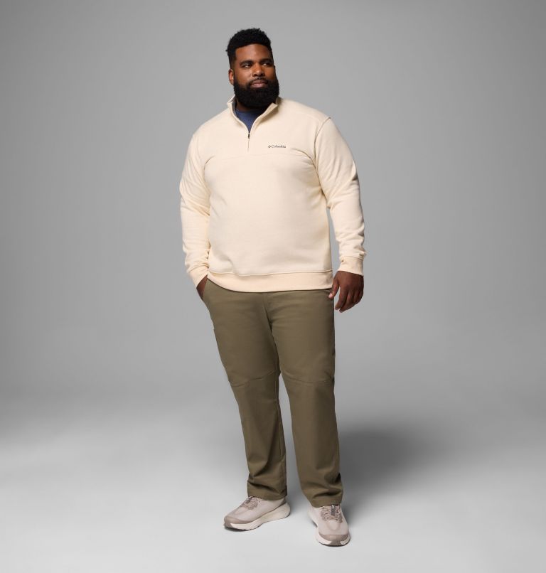 Men's Hart Mountain II Half Zip Sweatshirt - Big, Color: Oatmeal Heather, image 2