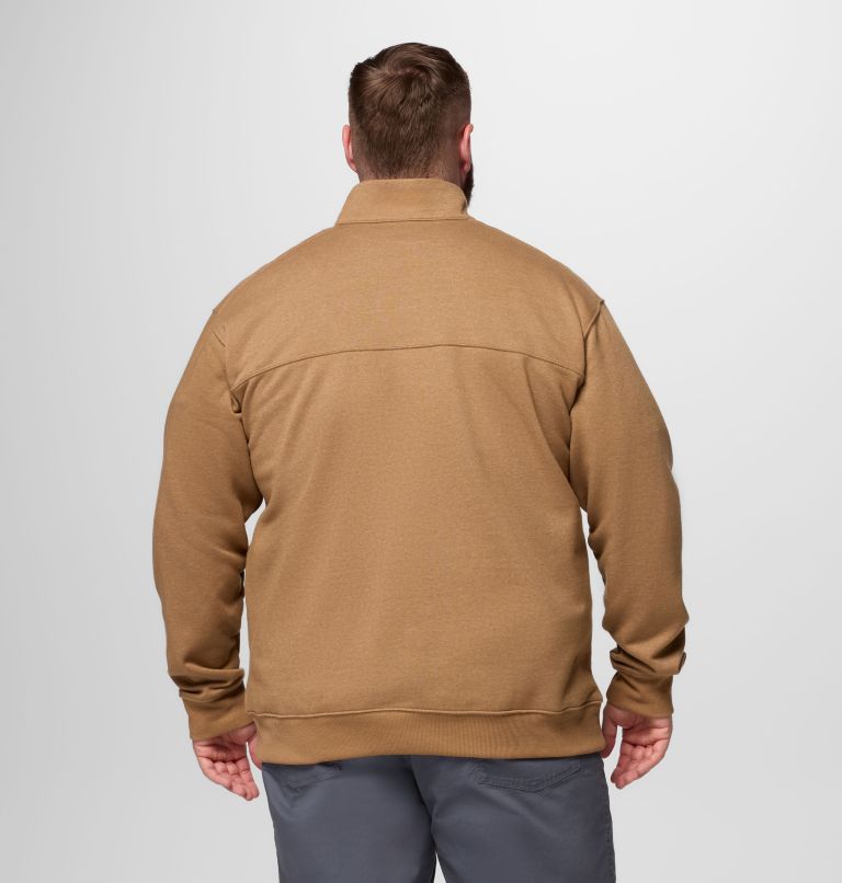 Men's Hart Mountain II Half Zip Sweatshirt - Big, Color: Delta Heather, image 3