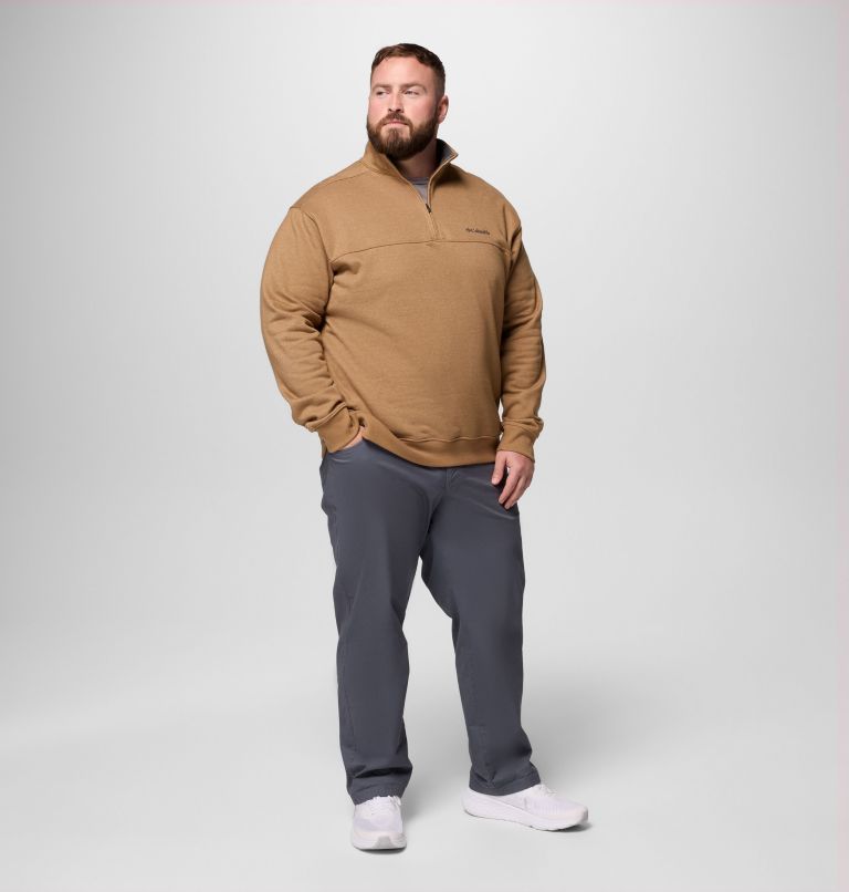 Men's Hart Mountain II Half Zip Sweatshirt - Big, Color: Delta Heather, image 2