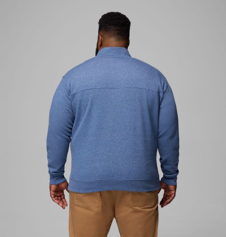Men's Hart Mountain II Half Zip Sweatshirt - Big, Color: Carbon Heather, image 3