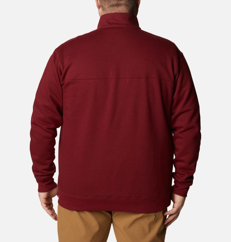 Men's Hart Mountain II Half Zip Sweatshirt - Big, Color: Red Jasper, image 2