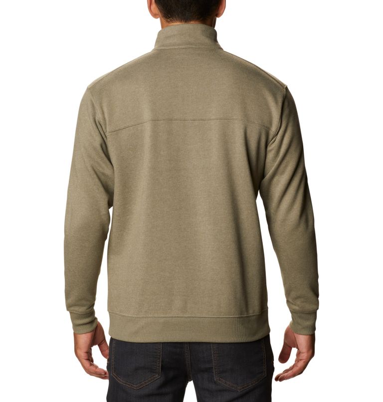 Men's Hart Mountain II Half Zip Sweatshirt - Tall, Color: Stone Green Heather, image 2