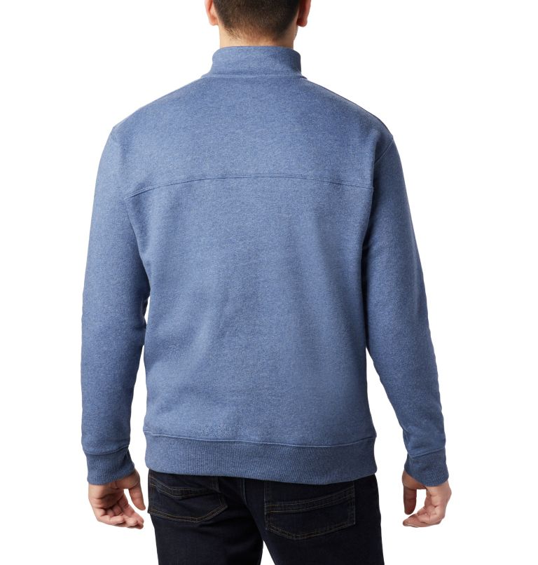 Men's Hart Mountain II Half Zip Sweatshirt - Tall, Color: Carbon Heather, image 2