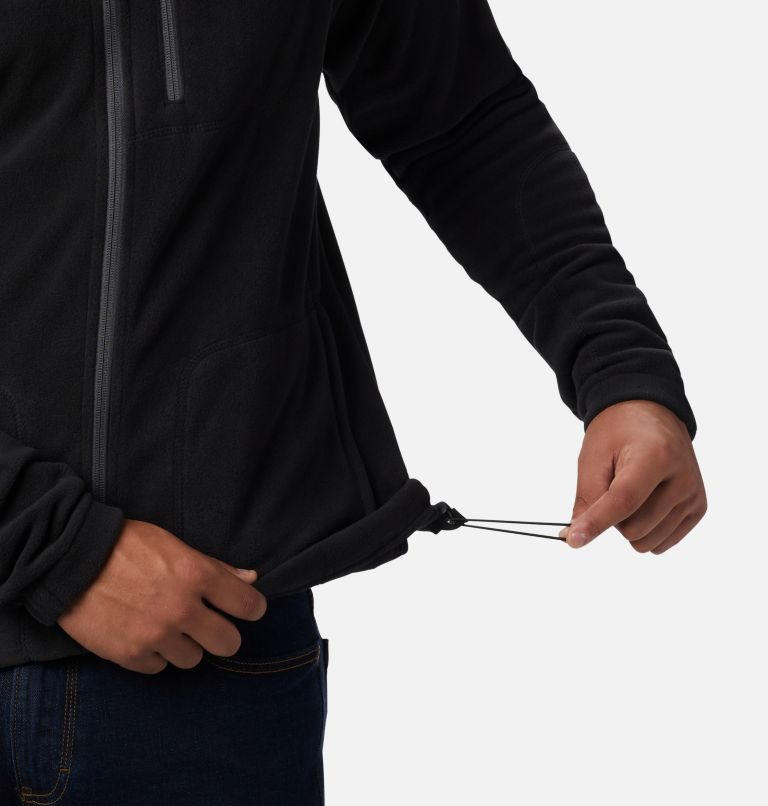 Men's Fast Trek II Full Zip Fleece, Color: Black, image 5