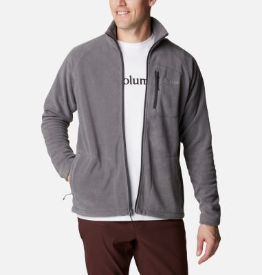 Men's Fast Trek II Full Zip Fleece, Color: City Grey, image 1