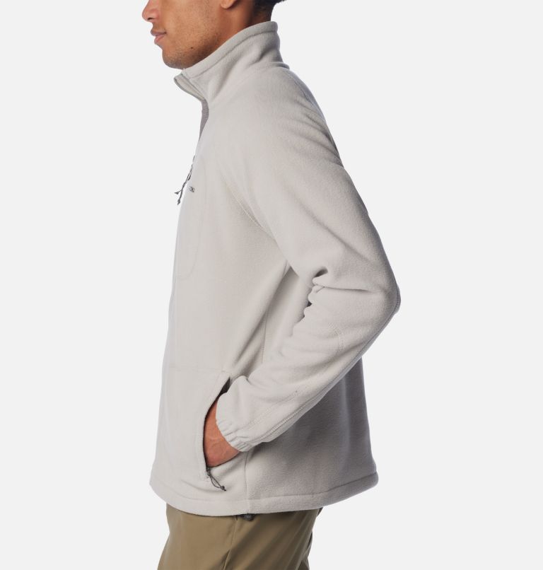 Men’s Fast Trek II Full Zip Fleece, Color: Flint Grey, image 3