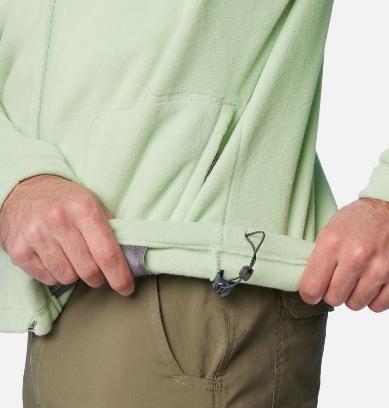 Men's Fast Trek II Full Zip Fleece, Color: Sage Leaf, image 6