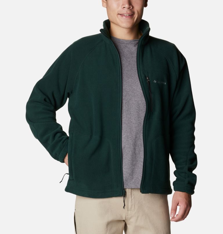 Men’s Fast Trek II Fleece Jacket, Color: Spruce, image 7